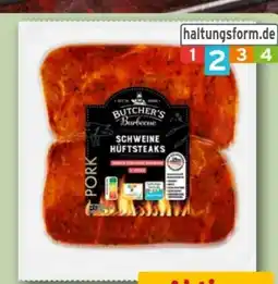 REWE Center Butcher’s Barbecue Schweine-Hüftsteaks Angebot