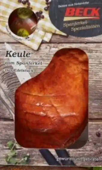 REWE Center Beck Spanferkel-Keule Angebot