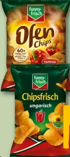 REWE Center Funny Frisch Ofen Chips Paprika Angebot