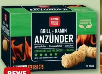 REWE Center Rewe Beste Wahl Grill + Kamin Anzünder Angebot