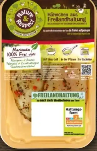 REWE Center Nature & Respect Freiland Hähnchen-Brustfilets mariniert Angebot