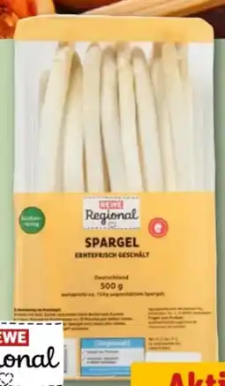 REWE Center Rewe Regional Weisse Spargel Geschält Angebot