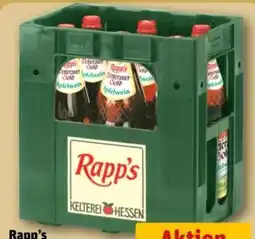 REWE Center Rapp's Kelterei Wetterauer Gold Apfelwein Angebot