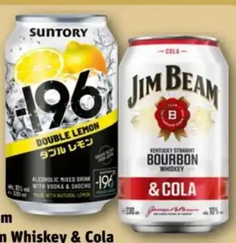 REWE Center Jim Beam Bourbon Whiskey & Cola Angebot