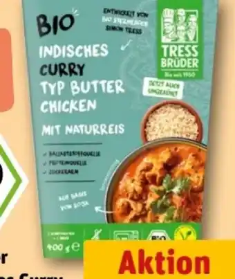 REWE Center Tressbrüder Bio Veganes Curry Angebot