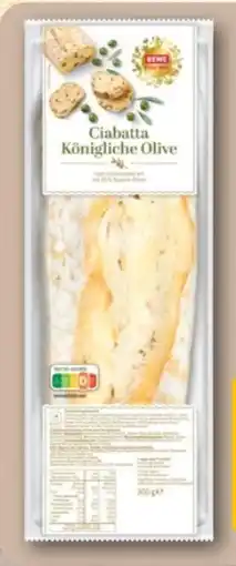 REWE Center Rewe Feine Welt Königliche Olive Ciabatta Angebot