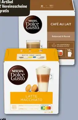 REWE Center Nescafé Dolce Gusto Kaffeekapseln Café au Lait Angebot