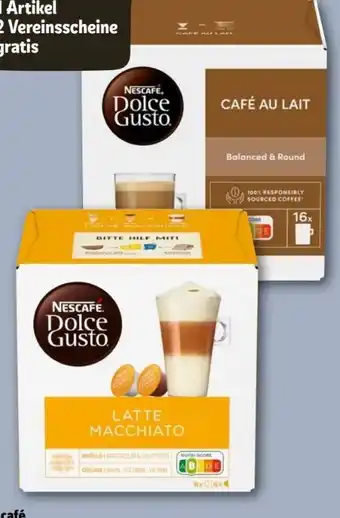 REWE Center Nescafé Dolce Gusto Kaffeekapseln Café au Lait Angebot