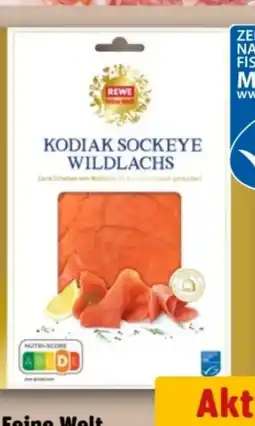 REWE Center Rewe Feine Welt Kodiak Sockeye Wildlachs Angebot