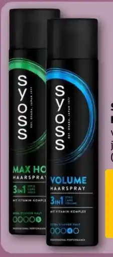 REWE Center Syoss Haarspray Max Hold Angebot