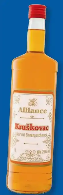 Lidl Trend Alliance Kruškovac Birnenlikör Angebot