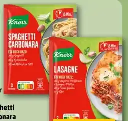 REWE Knorr Fix Spaghetti Alla Carbonara Angebot