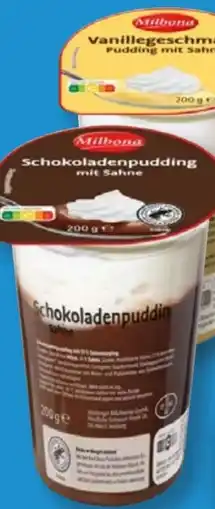 Lidl Milbona Pudding mit Sahne Angebot