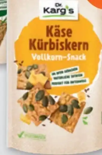 tegut Dr. Karg Käse & Kürbiskern Snack Angebot