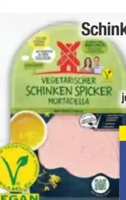 E-Center Rügenwalder Mühle Veganer Schinken Spicker Mortadella Angebot