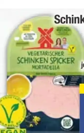 E-Center Rügenwalder Mühle Veganer Schinken Spicker Mortadella Angebot