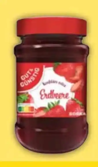 E-Center Gut & Günstig Konfitüre Extra Erdbeere Angebot