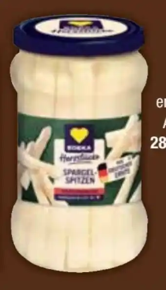 E-Center Edeka Herzstücke Spargel-Spitzen Angebot