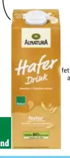 Edeka Alnatura Bio Hafer Drink Natur Angebot