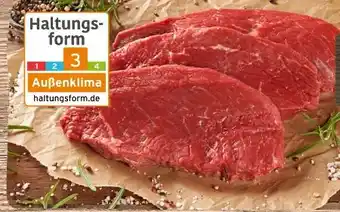 REWE Center Metzgerei Landbauern Rinder-Steak Angebot
