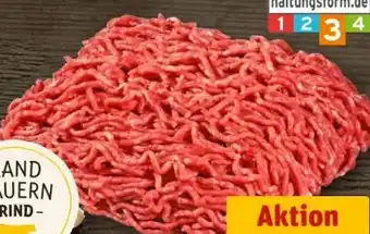 REWE Center Metzgerei Landbauern Rinder-Hackfleisch Angebot