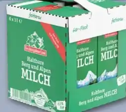 REWE Center Berchtesgadener Land Haltbare Berg und Alpen-Milch Angebot
