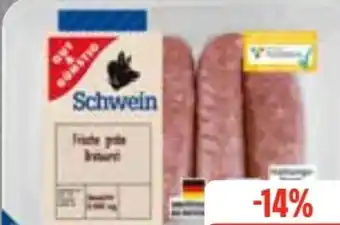 Edeka Frischemarkt Gut & Günstig Grobe Bratwurst Angebot