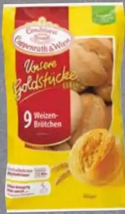 Edeka Coppenrath & Wiese Unsere Goldstücke 9 Weizenbrötchen Angebot