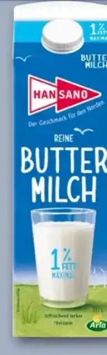 REWE Center Hansano Butter Milch Angebot