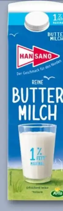 REWE Center Hansano Butter Milch Angebot