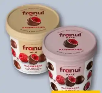 REWE Center Franui Schokolierte Himbeeren Angebot