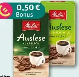 REWE Melitta Kaffee Auslese Angebot