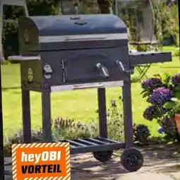 OBI Jamestown Holzkohle-Grillwagen Jaxon Angebot