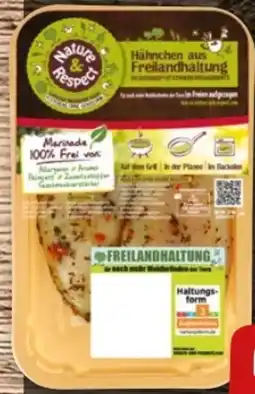 REWE Nature & Respect Freiland Hähnchen-Brustfilets mariniert Angebot