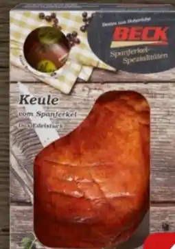 REWE Beck Spanferkel-Keule gebraten Angebot