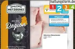 REWE Metzgerei Wilhelm Brandenburg Hähnchen-Oberschenkel Angebot