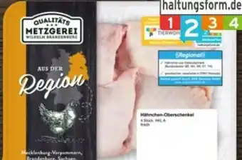 REWE Metzgerei Wilhelm Brandenburg Hähnchen-Oberschenkel Angebot