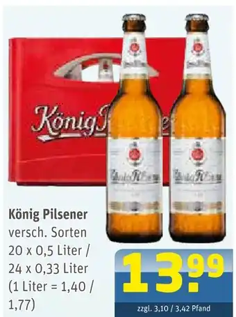 Getränke Arena König pilsener könig pilsener Angebot