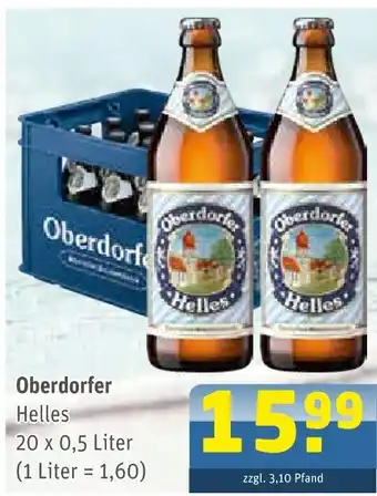 Getränke Arena Oberdorfer helles Angebot