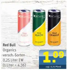 Getränke Arena Red bull organics Angebot