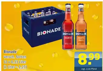 Getränke Arena Bionade bionade Angebot