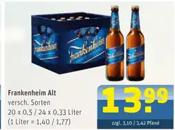 Getränke Arena Frankenheim frankenheim alt Angebot