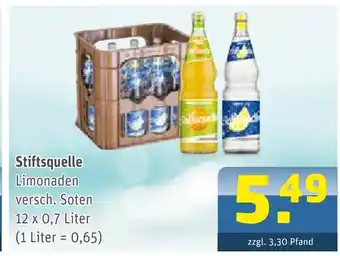 Getränke Arena Stiftsquelle limonaden Angebot