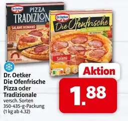 Markant Dr. oetker die ofenfrische pizza oder tradizionale Angebot