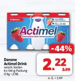 Markant Danone actimel drink Angebot