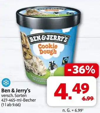 Markant Ben & jerry's cookie dough Angebot