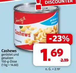 Markant Jeden tag cashews Angebot
