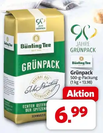 Markant Bünting tee grünpack Angebot