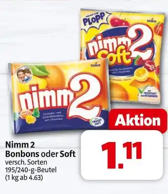 Markant Nimm 2 bonbons oder soft Angebot
