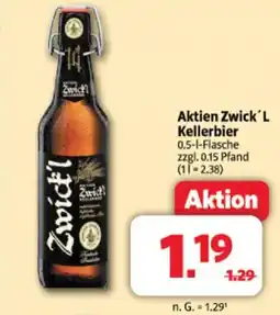 Markant Aktien zwick'l kellerbier Angebot